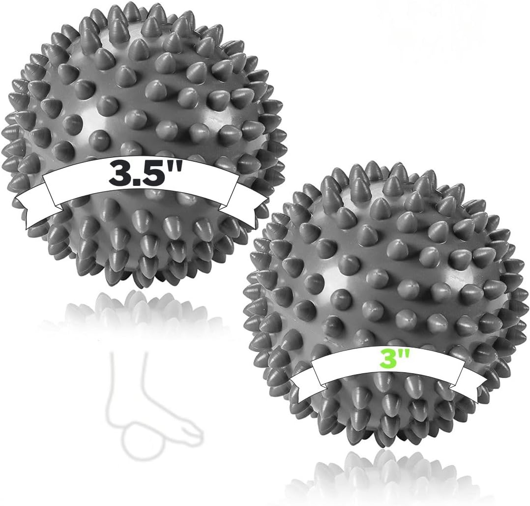 Spiky Massage Balls With Dimensions