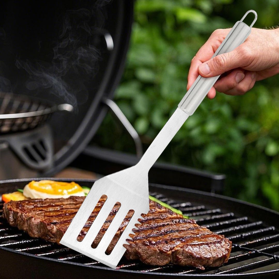 BBQ Spatula with Serrated Edge Stainless Steel