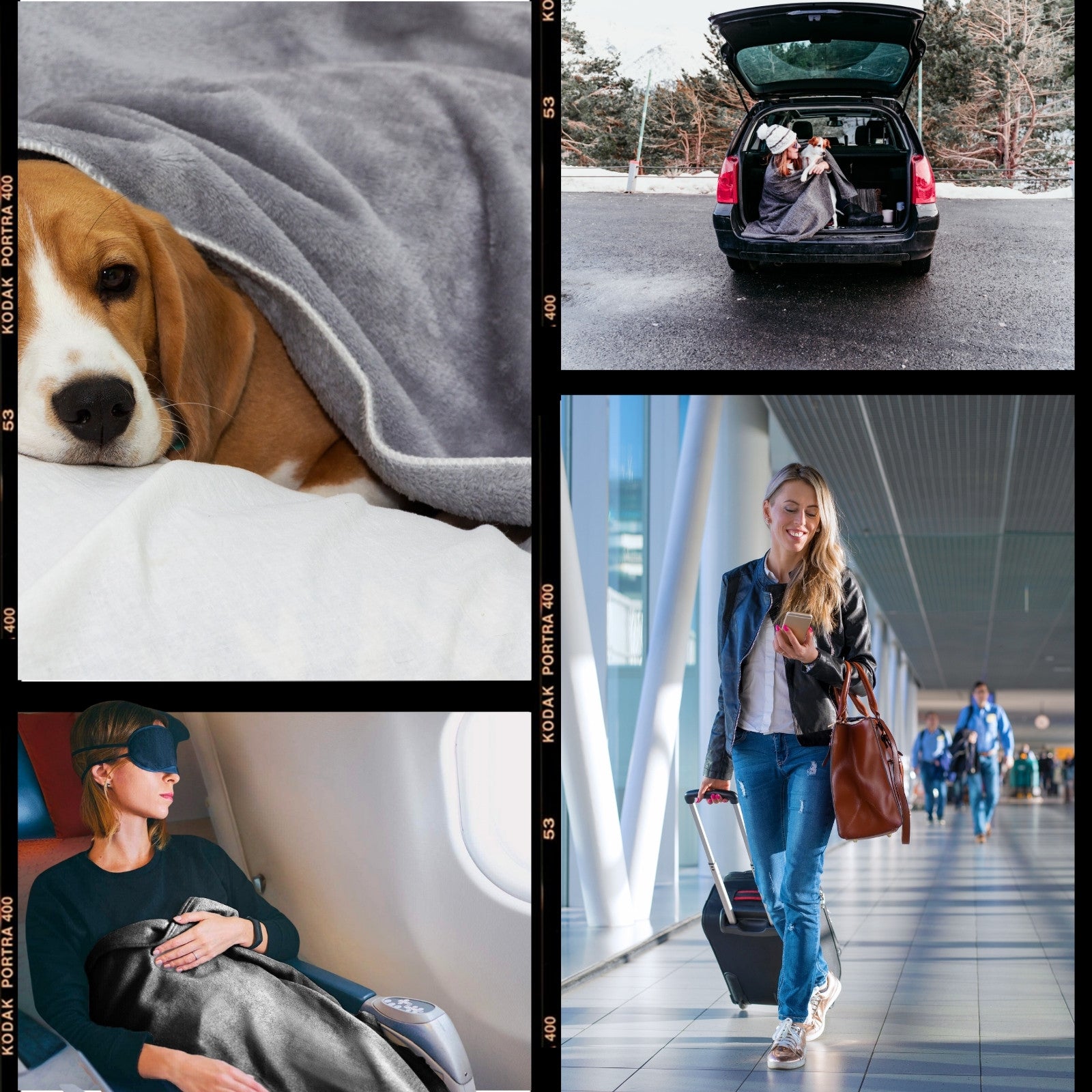 Travel Car Camping Blanket Usage