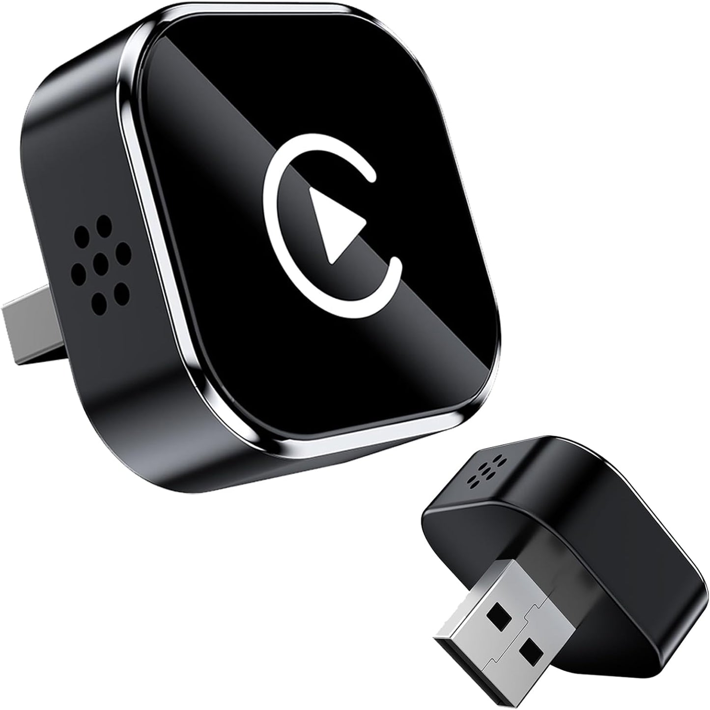 2025 2-in-1 Wireless CarPlay/ Android Auto Adapter, Converts Wired to Wireless 5GHz WiFi