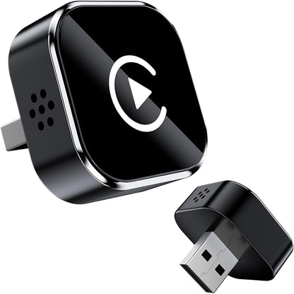 2025 2-in-1 Wireless CarPlay/ Android Auto Adapter, Converts Wired to Wireless 5GHz WiFi