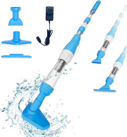 3-in-1 Cordless Pool & Spa Vacuum: Cleanup Solution for Small Pools, Hot Tubs, Spas