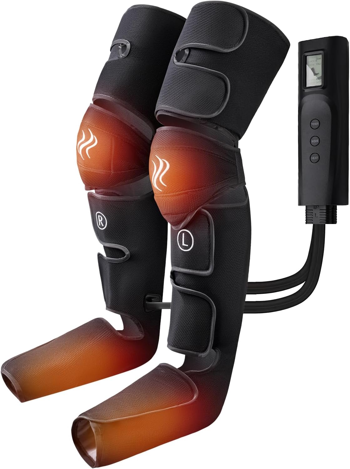 Leg Compression Massager, Foot Massager with Heat Circulation