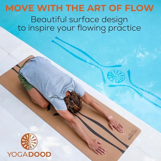 🧘‍♂️ Cork Yoga Mat Thick 4mm - Natural Yoga Mat Non-Toxic (183x66cm) 🌿