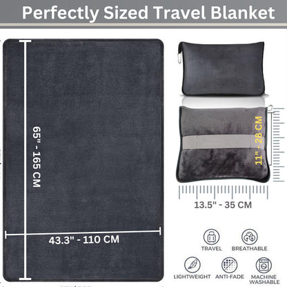 Large Travel Blanket Infographics