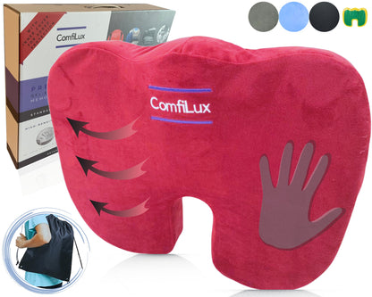 Memory Foam Auto Seat Cushion Red