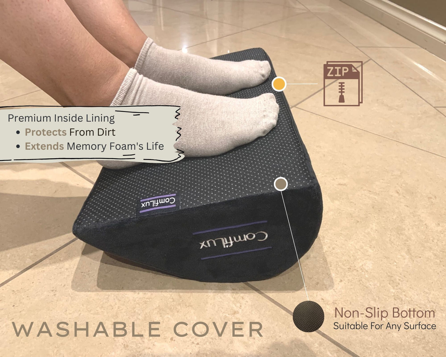 Washable Cover Footrest