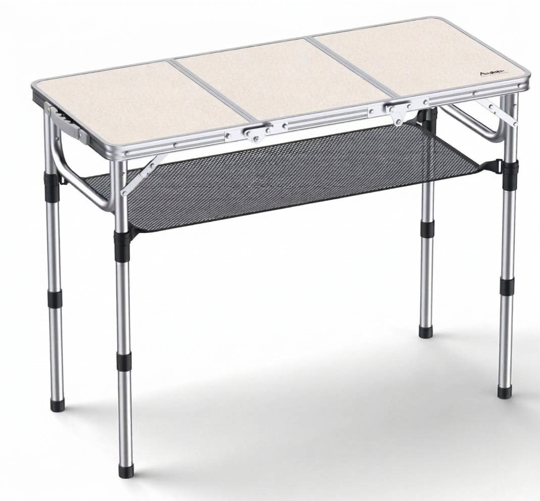 Lightweight Portable Folding Camping Table – Aluminium