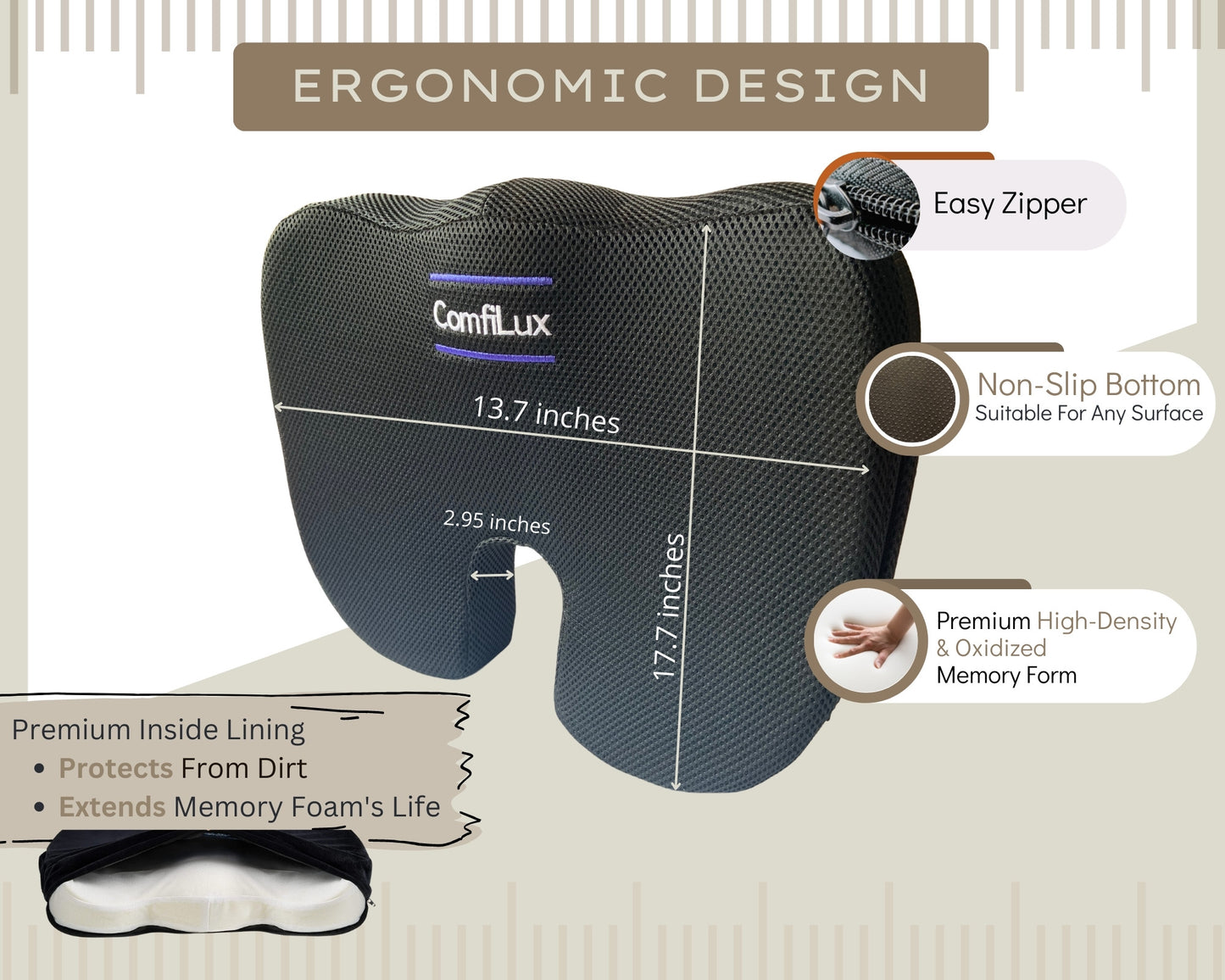Office Chair Seat Cushion