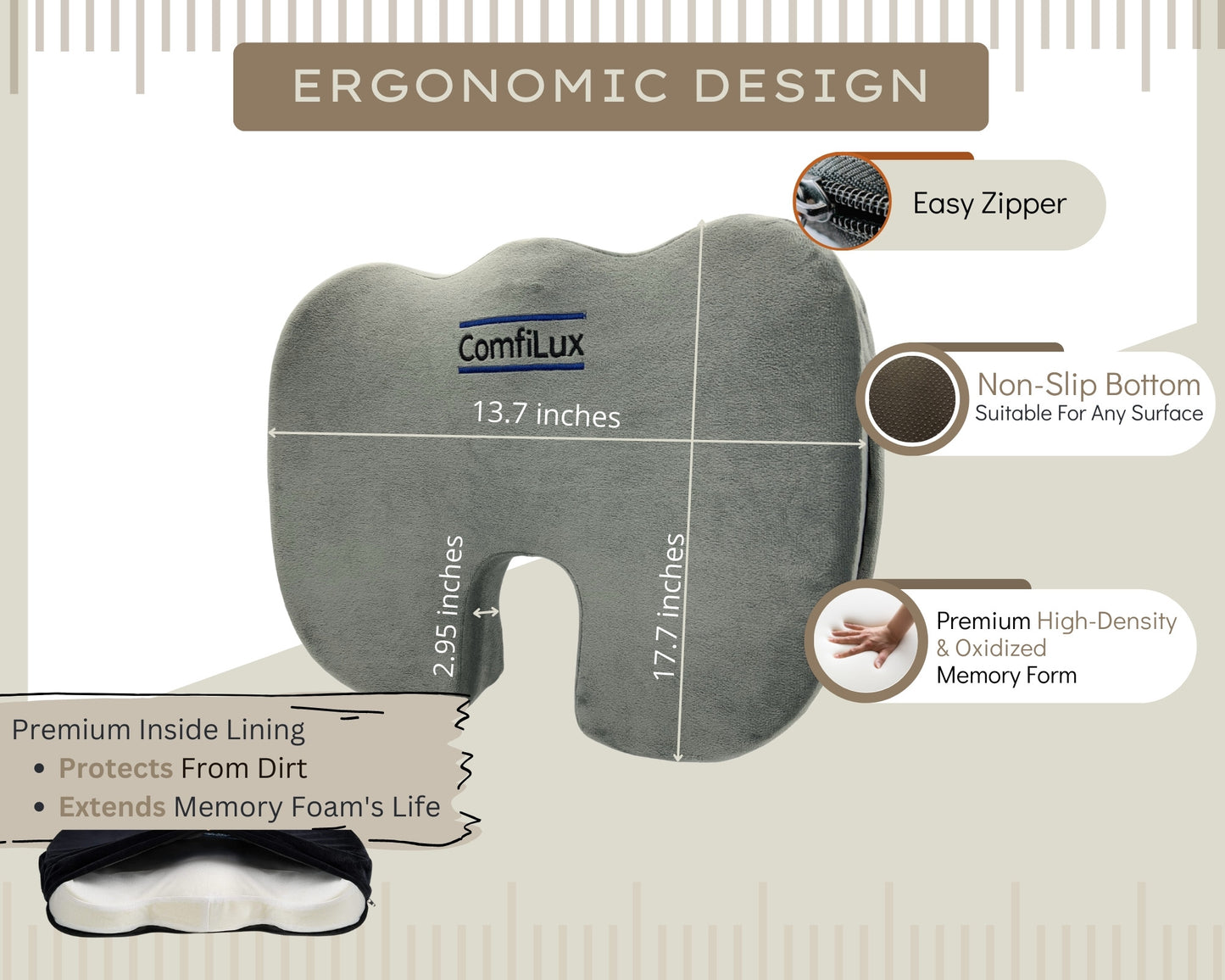 Office Chair Seat Cushion