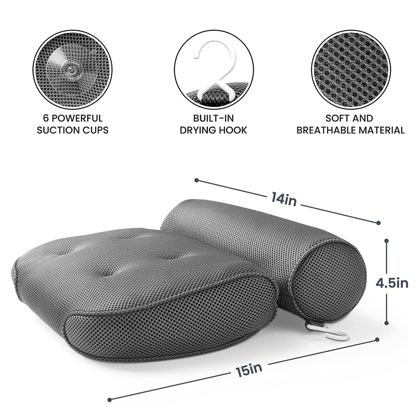 Bath Pillow Dimensions