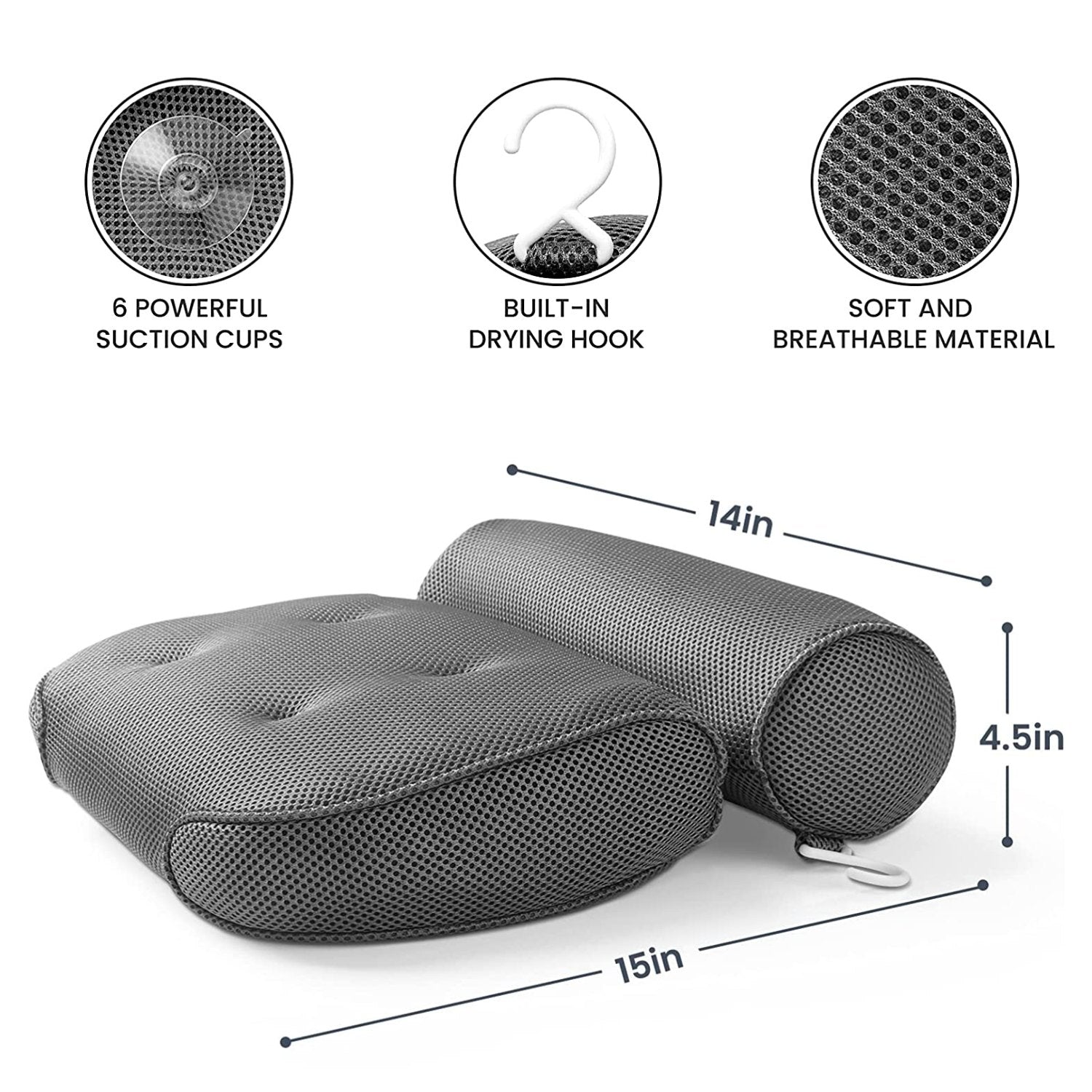 Bath Pillow Dimensions